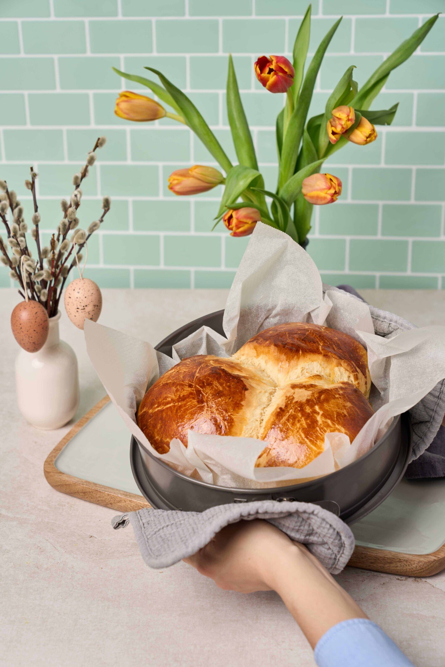 Perfekt zum Brunchen: süße Osterpinze - AT Q19 DE
